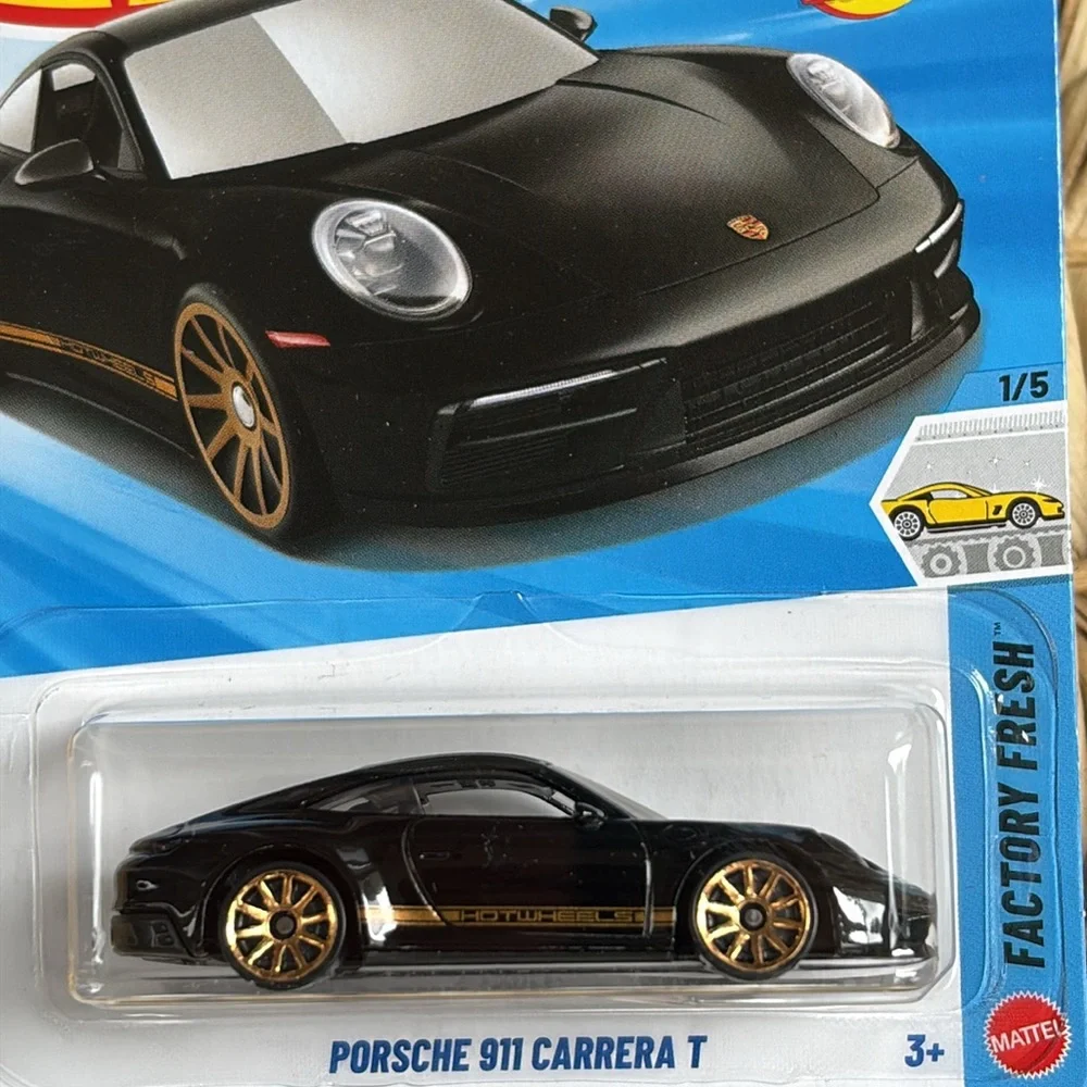 Hot Wheels Porsche 911 Carrera T Black German Sports Car Hotwheels 2026 🆕